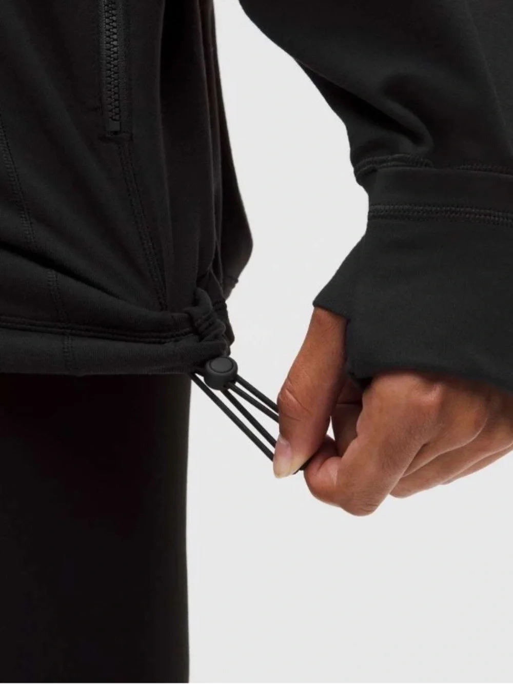 NWT Lululemon Define Oversized Black Zip Up Jacket (Swift) Size 8